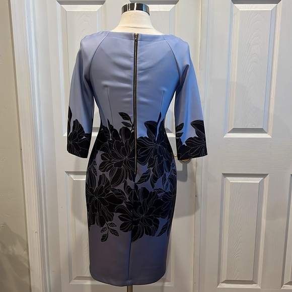 TAYLOR 3/4 Sleeve Floral Sheath Dress - Picture 6 of 9